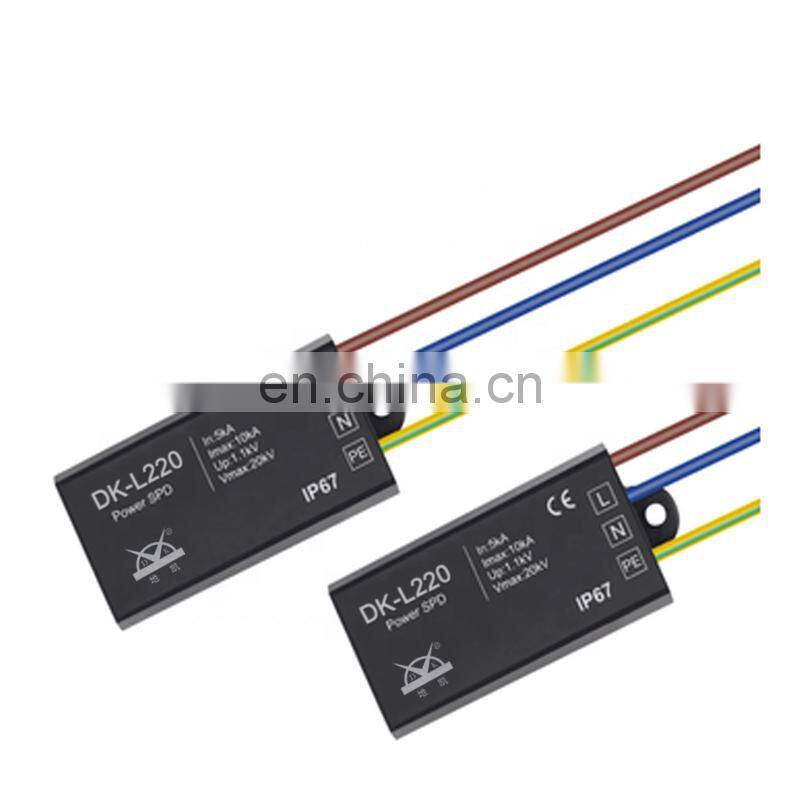 Dikai Signal Spd 48v Rj45 Ethernet Poe Surge Protector For Network Protection