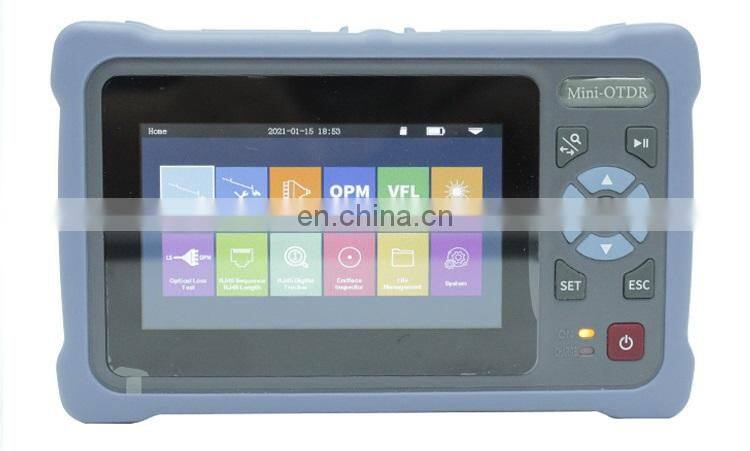 PG-M600B 1310/1550nm 26/24dB,touch operate screen mini pro otdr with vfl kit