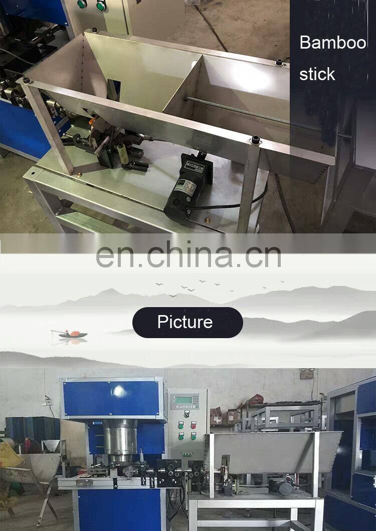 Pneumatic bamboo stick incense making machine