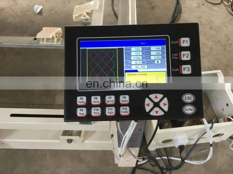 Industrial computerized single head quilting machine needle quilting sewing machine