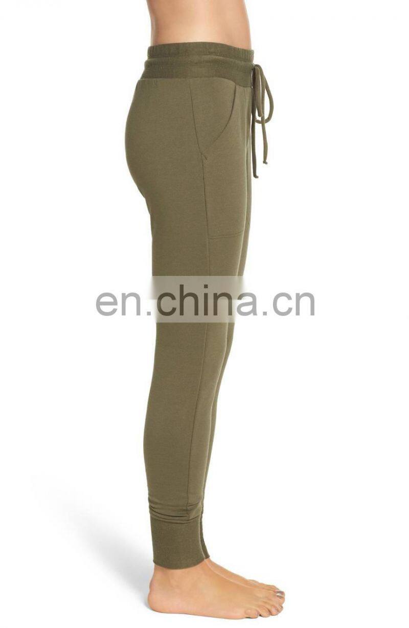 OEM High Quality High Fashion Colorful Skinny Pencil Pants Ladies Fashion Warm Winter Sweatpants for women