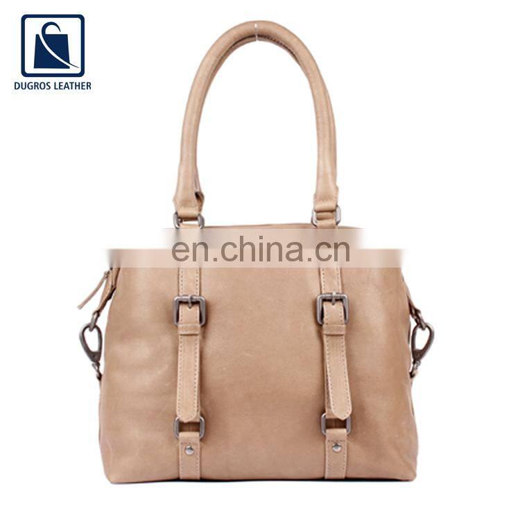 Wholesale Premium Quality Custom Genuine Leather Fashion Lady Handbag
