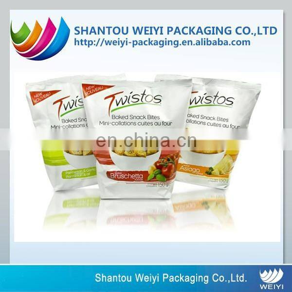 Food mylar biscuits packaging pouch plastic aluminum foil snack sealing bag flexible potato chips packaging sachets