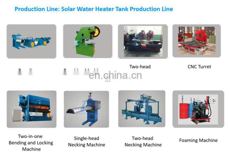 Electric water heater straight seam welding machine