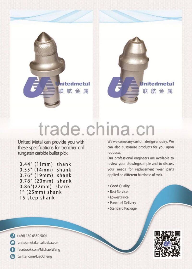 CM61 Trencher Teeth For Microtrencher/Horizontal Directional Drilling