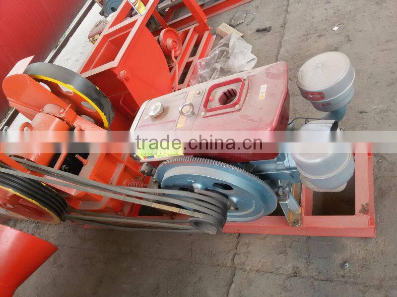 Small portable stone crushers with diesel engine jaw crusher machine