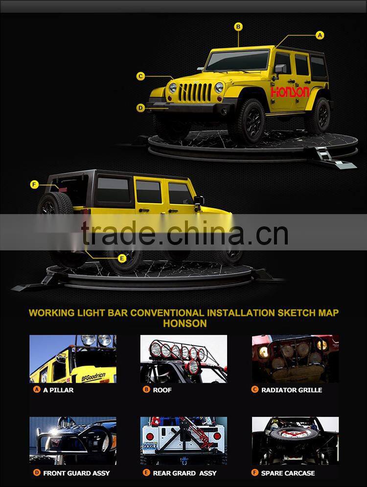 High Quality 48 Watt Working Led Lights 12v LED Offroad vehicle work Lights SUV vehicle Lights LED-D3048