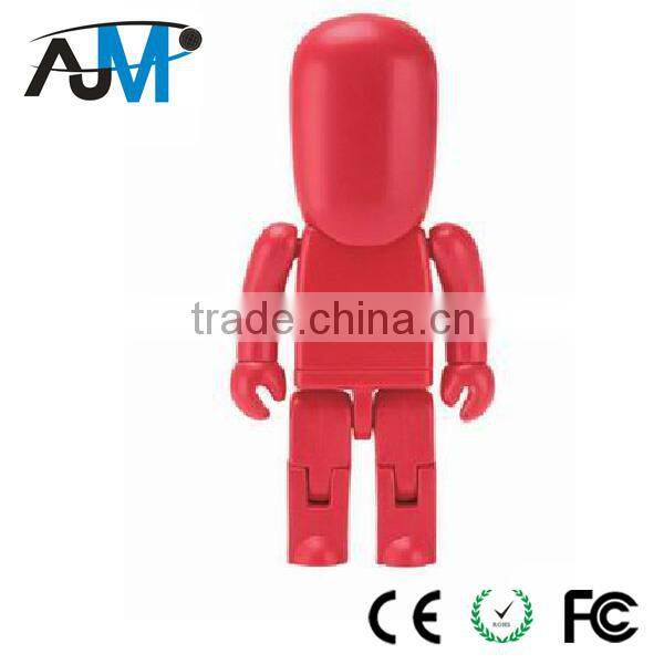 4gb usb stick metal robot usb gold bar pen drive factory price