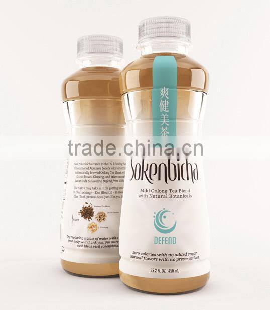 High speed automatic juice bottle sleeve labeler