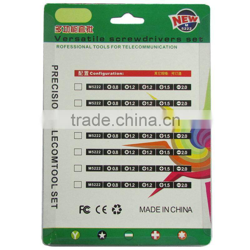 7 in 1 Versatile (Screwdrivers + Triangle Paddles Open Tools) Professional Screw