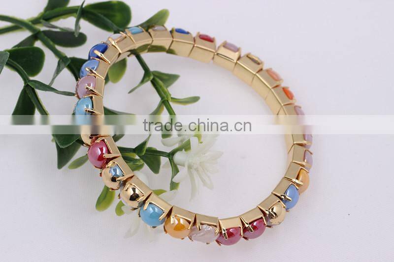 2014 Fashion Jade Bracelet CZ Diamond Beads Bracelet