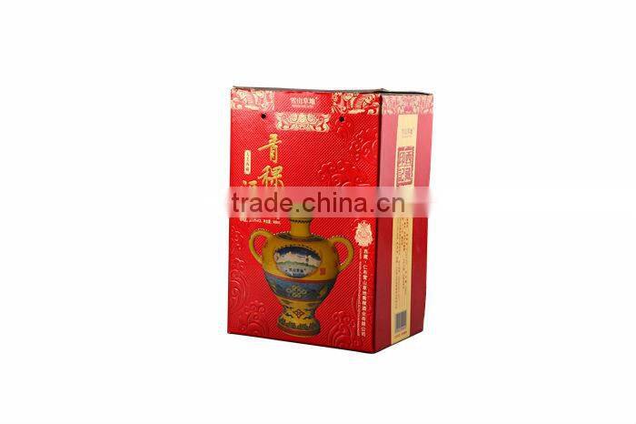 Eco-Friendly Good Looking Folding Wine Packaging Box