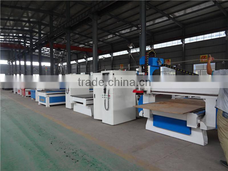 Italy HSD 7.5/9.0kwauto tool changer cnc carving wood/ Factory supply Automatic Auto tool changer Wood cnc router1300*2500