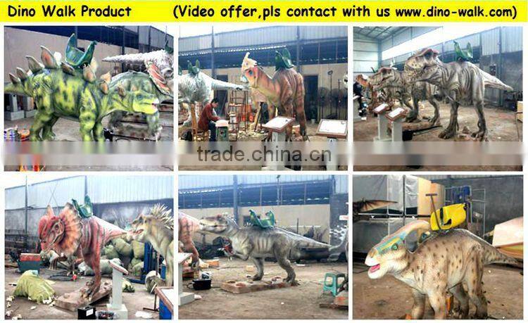 Electronic Game Mechanical Walking Dinosaur Silicon Toy Ride