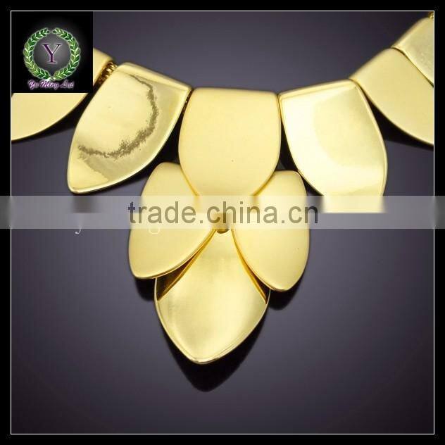 Newest arrived african gold plated jewelry set for woman dress AHK1110