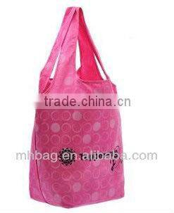 210D polyester foldable shopping bag