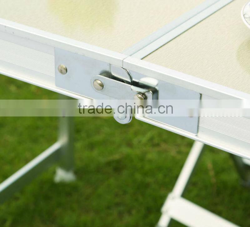 4 seat Aluminium Outdoor Furnitue leisure picnic table camping table
