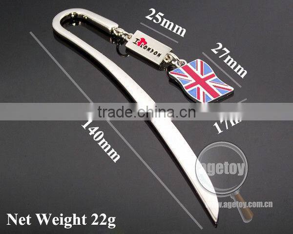 Metal Charm Bookmark