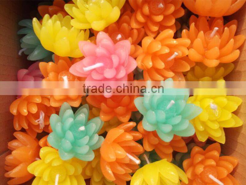 Fashion Flower Shaped Wedding Art Candle