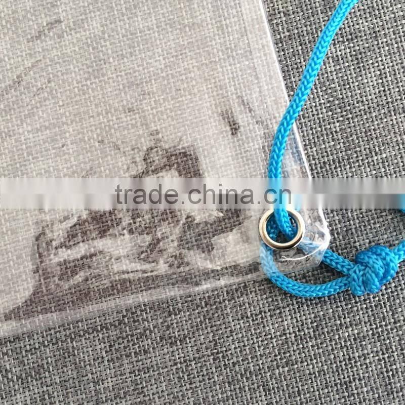2016 factory directly clear drawstring bag