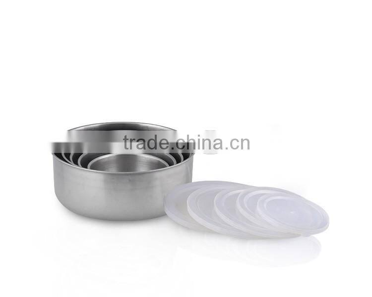 5PCS stainless steel crisperairtight food container