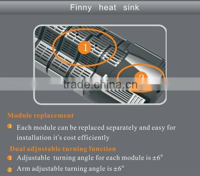 2013 High power led street lighting reflector cree chip+MW driver ce rohs tuv gs saa approved