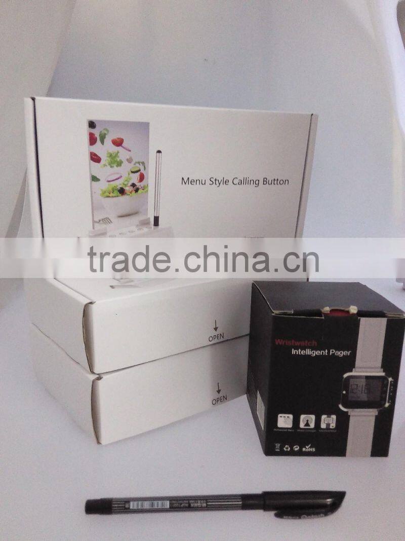 Red hot Kerui multi-call restaurant menu style call button calling system