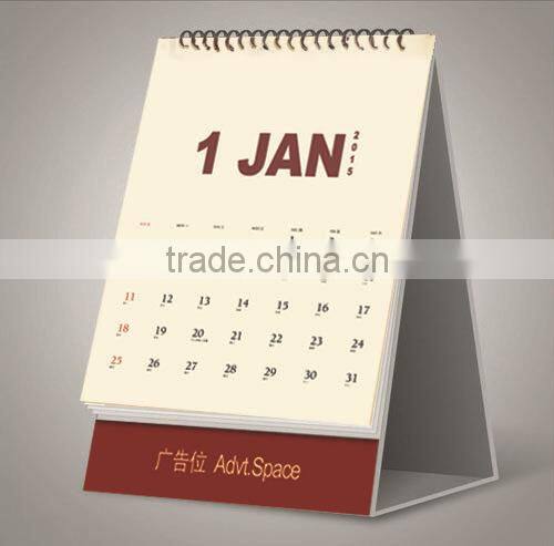 Spiral Bound Desk Calendar Printing,Guangzhou Printing