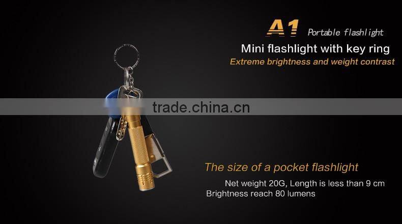 Supfire 20g gift mini keyring led flashlight