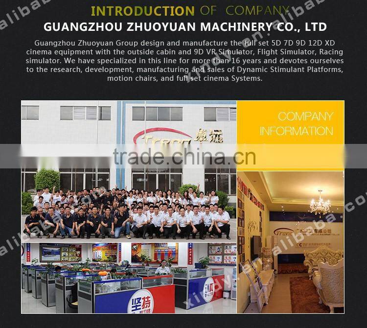 2016 hotsale amusement Virtual Reality game Electrical VR flight simulator