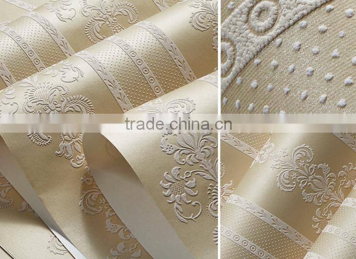 home interior decorative non woven wallpaper designer wallpaper sale