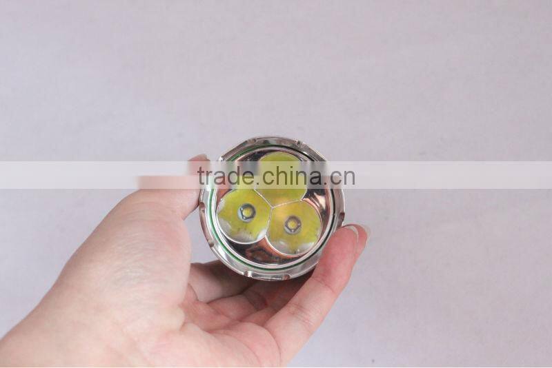 waterproof high power xml t6 led flashlight aluminum torch light