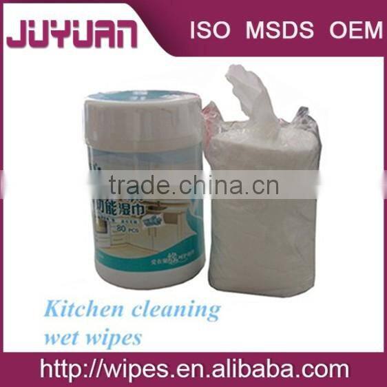 private logo homecare cleaning no alcohol kitchen wet wipes