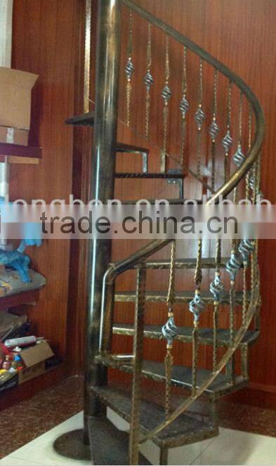 Top-selling nice welded cast iron pvc handrail for outside