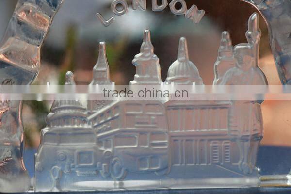 Crystal Ice House for Crystal Gift Souvenir Home Decoration