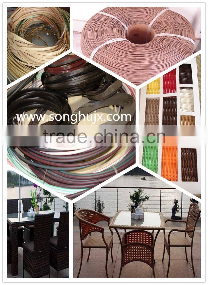 PP/PE/PVC plastic imitation rattan production line