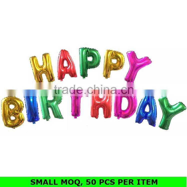 Factory Hot Sale Letter Balloons Indoor Birthday Party Decoration 50 Years