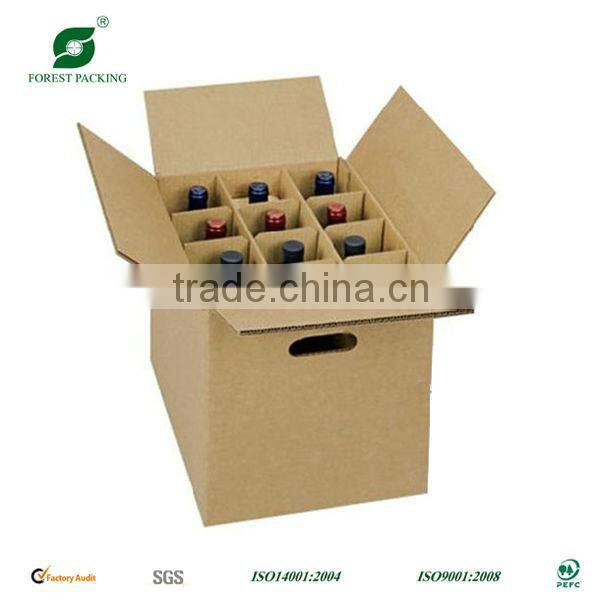Wine Outer Carton with Dividers