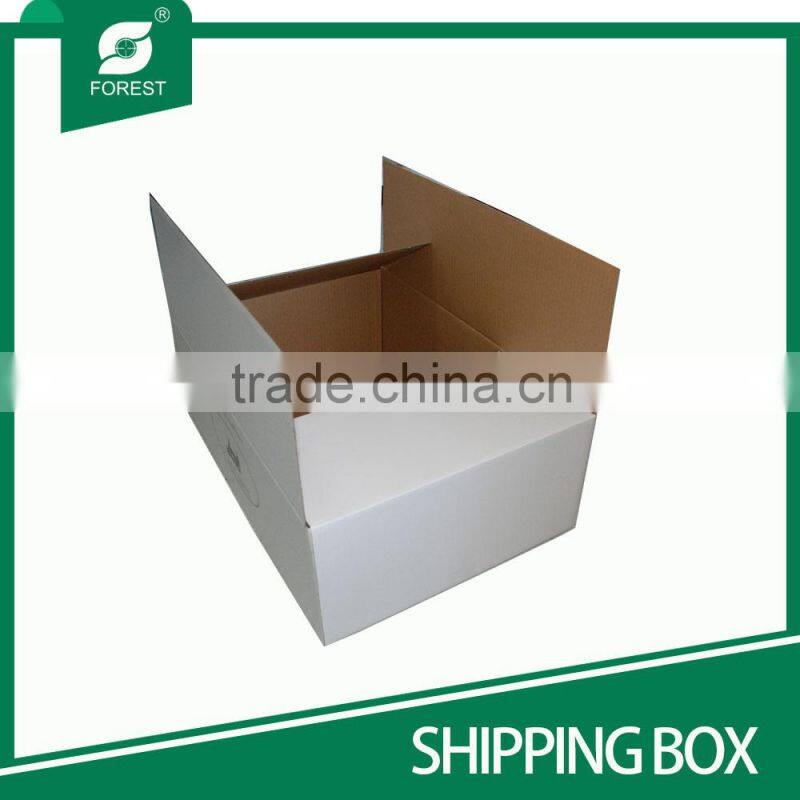 B FLUTE ECO-FRIENDLY CORRUGATED SHIPPING CARTON BOXES FOR MOVING MEATS WITH CUSTOMIZED PRINT