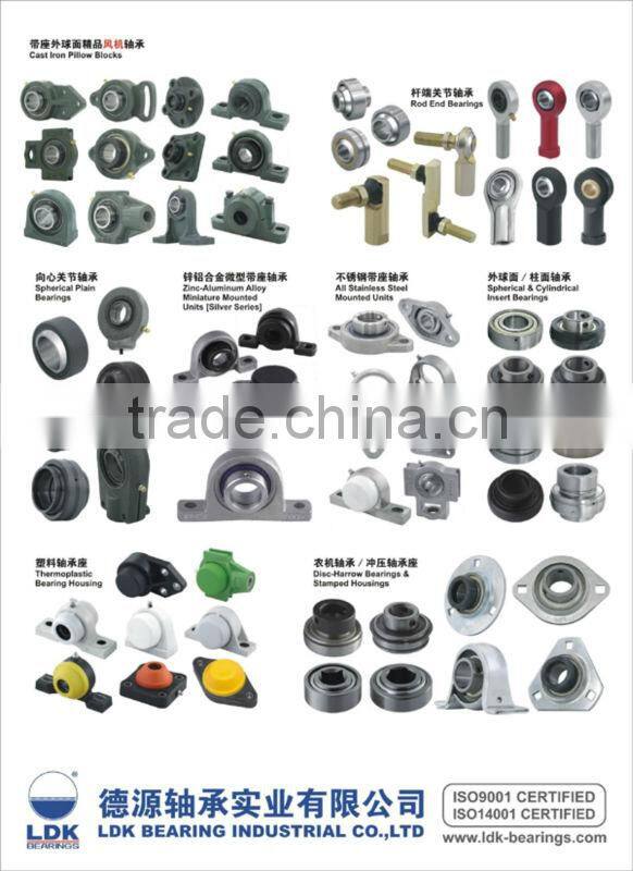 LDK pillow block bearings 204 stainless steel