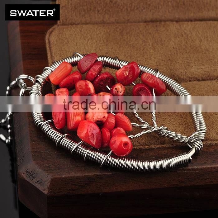New Invention 2016 Women Red Coral Necklace Price