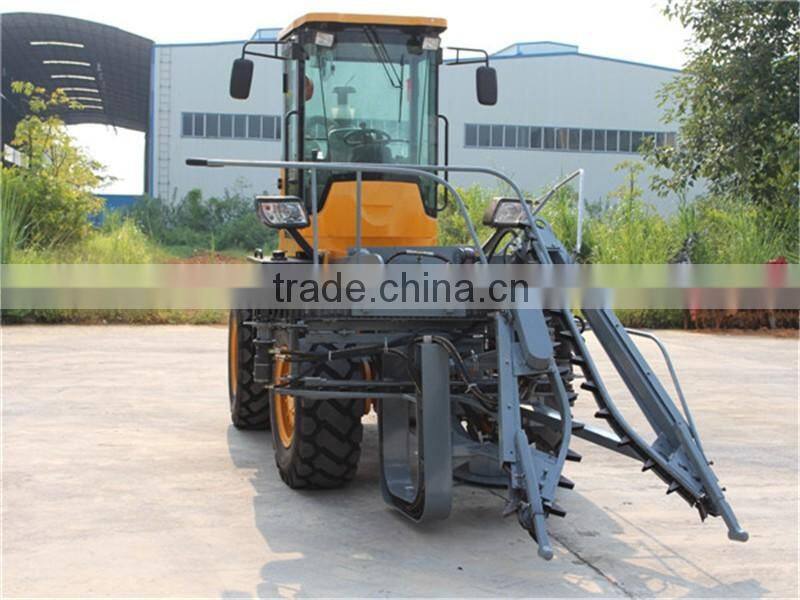USA hydraulic system crawler type mini sugarcane combine harvester/sugarcane harvesting machine price