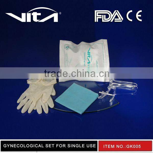 Disposable Gynecological Set for Single Use with EO Sterilized