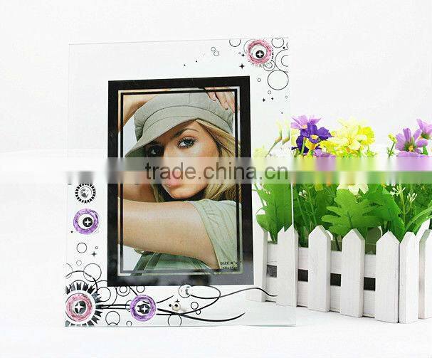 Vintage Glass Picture Frame For Home Table Decoration