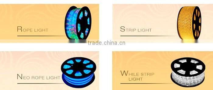 Manufacturer of 100M Amber Color Decoration LED Rope Light