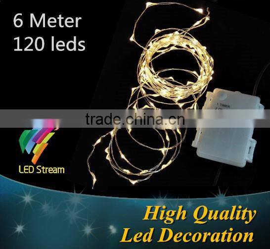 6 Meter 120 leds string light Wedding LED decoration