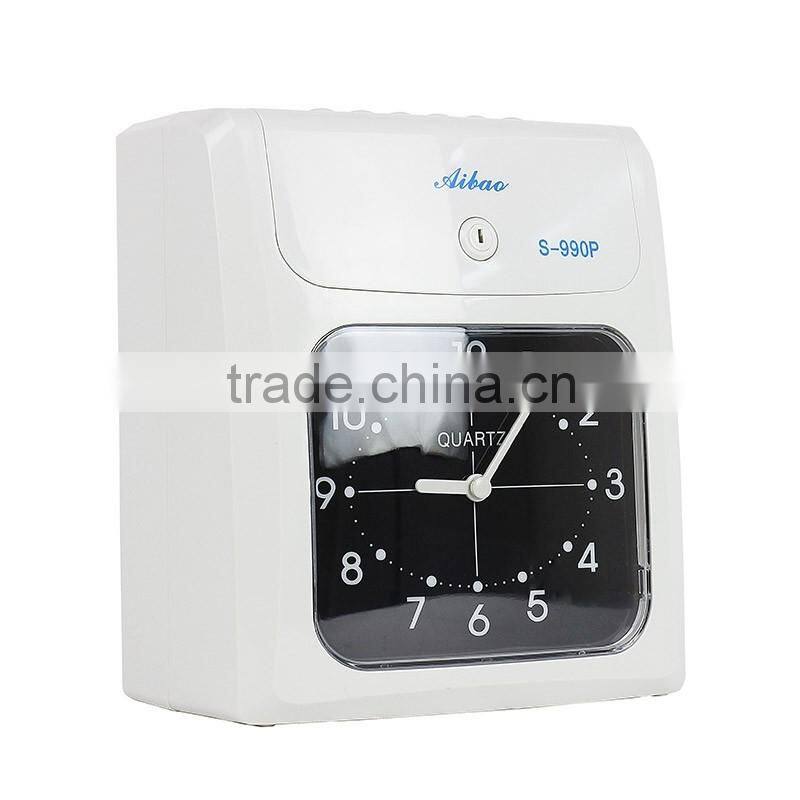 electonic punch time card time clock/punch card time clock for attendance
