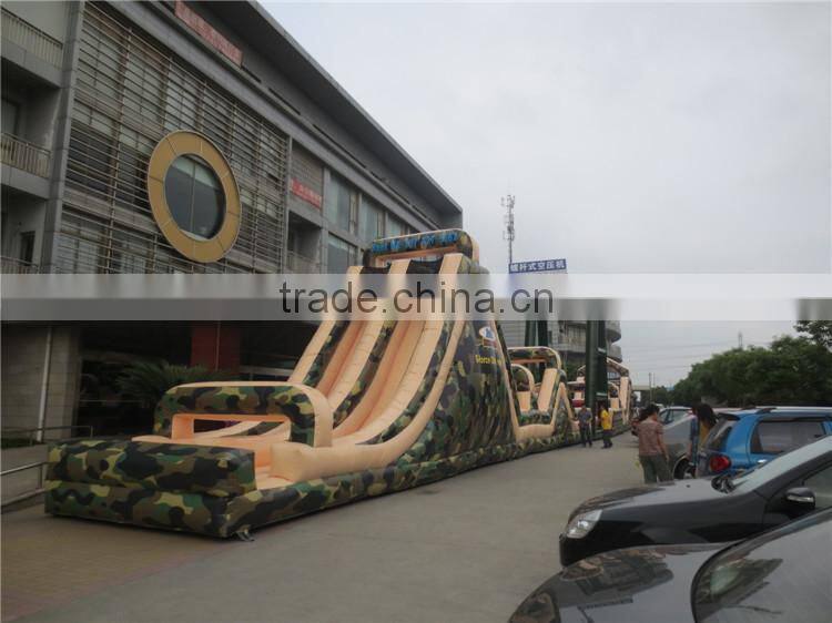 Super Long Military Adult Inflatable Obstacle Course for Sale