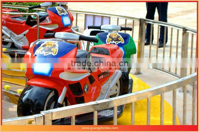 Happy racing!2014 new design motor racing outdoor kids mechanical rides for sale