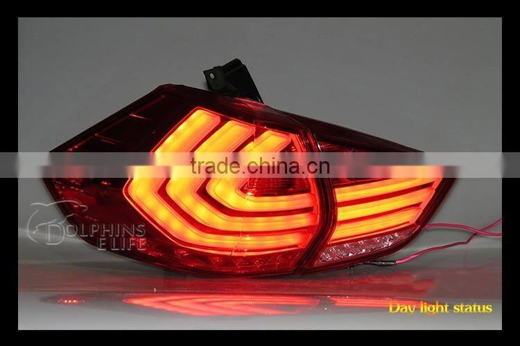 Super Bright Led Rear Low Beam Brake Lights Reversing Lamp Taillights For Nissan X-Trail Rogue 3rd 2014 2015 2016 Rear Lamp